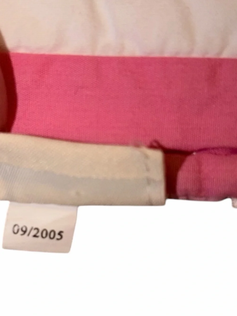 Vintage Y2K 05 Pottery Barn Kids Butterfly Appliqué Embroidered Baby Crib Quilt